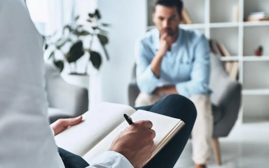 Rozmowa z&nbsp;mężczyzną